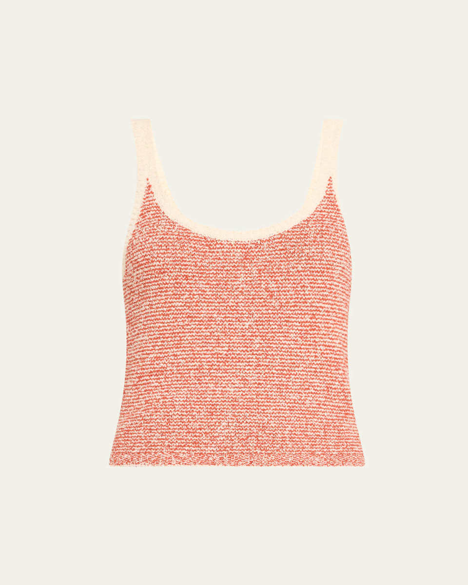 Stripe Scoop-Neck Tank Top